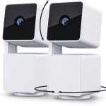 Alt Text: WYZE Cam v3 Pro smart home security camera with 2K resolution, color night vision, and IP65 weather resistance – shown mounted outdoors for home surveillance. Let me know if you'd like variations optimized for indoor use, mobile view, or SEO-rich product galleries.