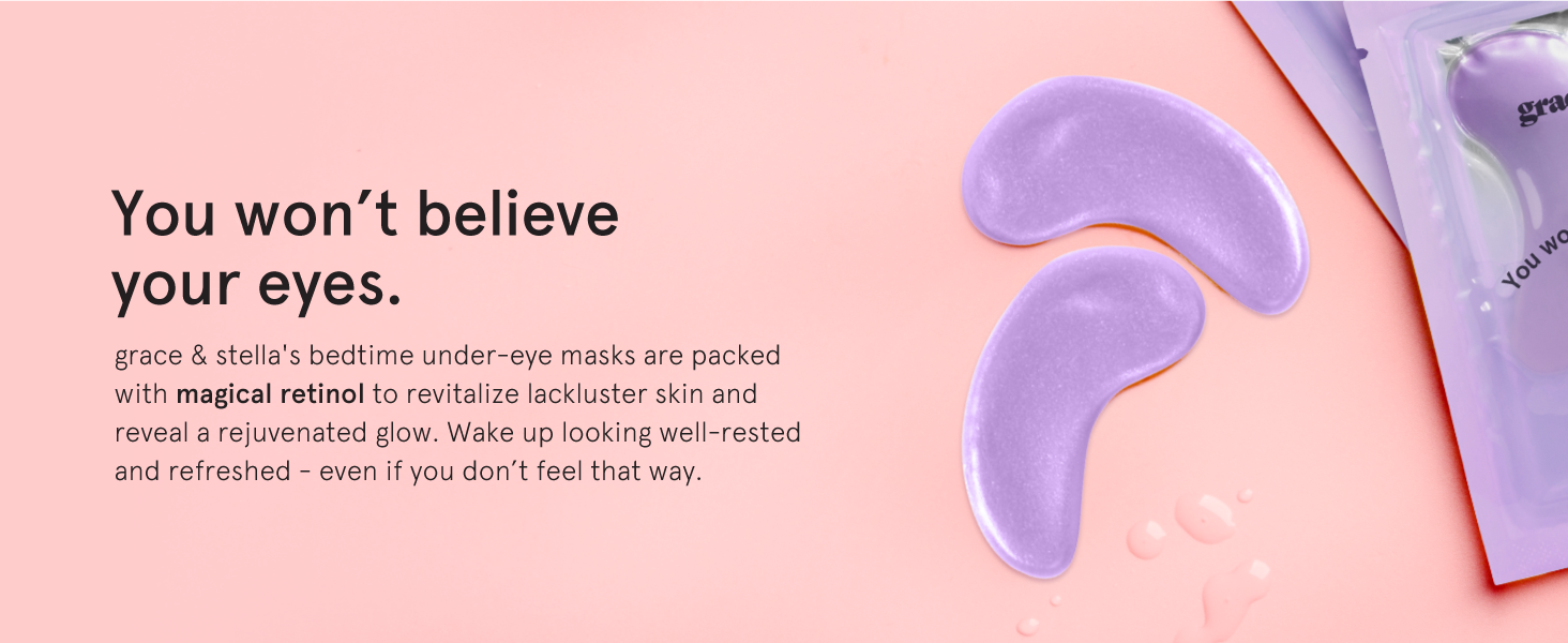 grace & stella purple under eye masks