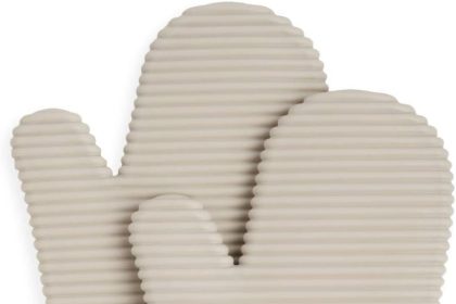 KitchenAid ribbed soft silicone milkshake straws in pastel colors, reusable and flexible for comfortable sipping of milkshakes and smoothies.