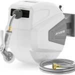 Modern Ayleid retractable ceiling fan with LED light in a living room