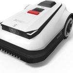 "ECOVACS A2500 Robot Lawn Mower with Lidar-Enhanced RTK+Vision Navigation in action on a 5/8 acre lawn"