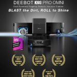 Customer-rated ECOVACS DEEBOT X9 PRO OMNI robot vacuum with 4.5 out of 5 stars, praised for 18,000Pa suction power, AI-powered home mapping, self-emptying system, and pet hair cleaning performance. Let me know if you want versions for different image types (e.g., customer photos, lifestyle shots, product close-ups)!