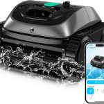 WYBOT cordless robotic pool cleaner with triple motor for inground pools