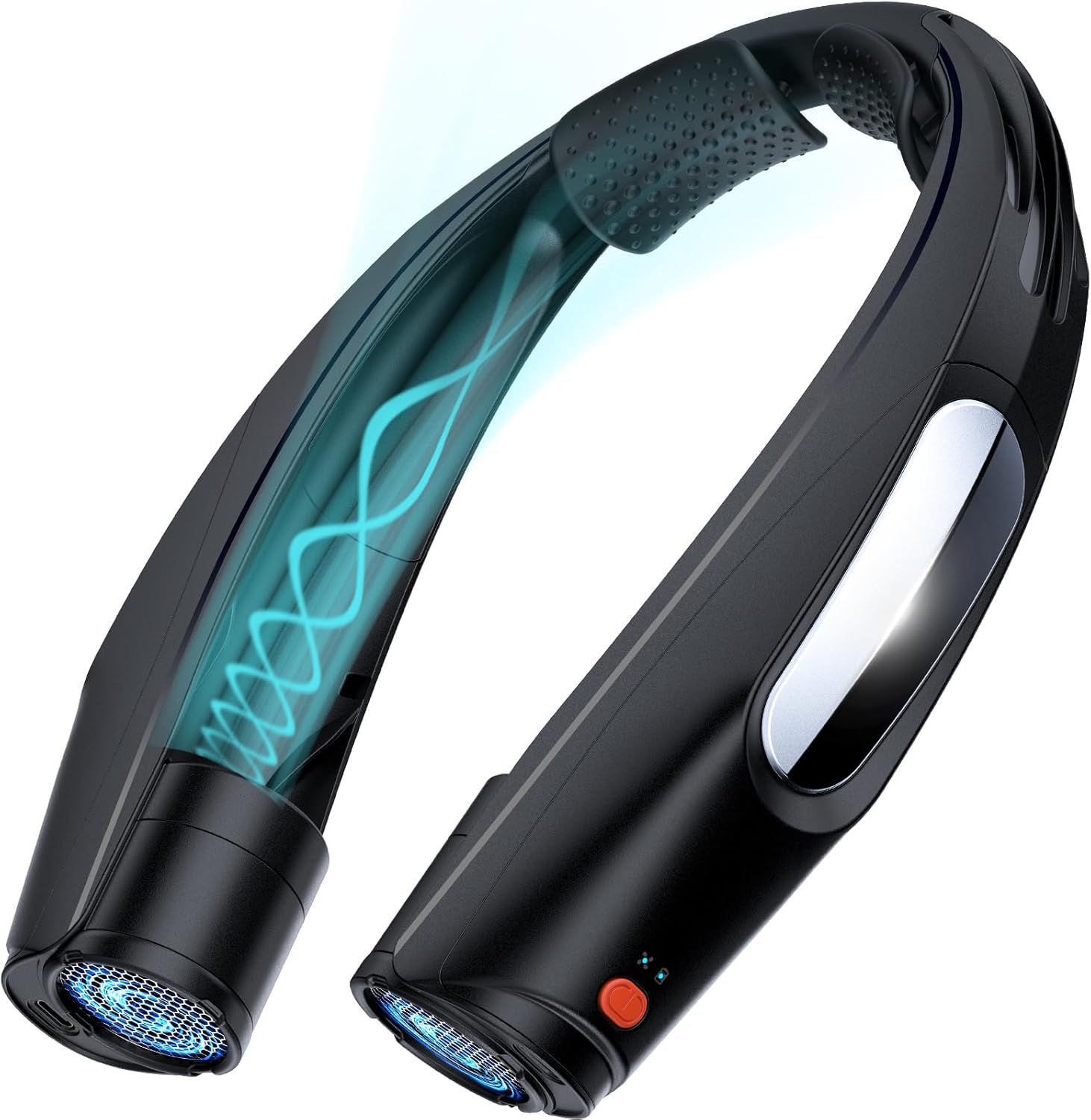 "ZEEFO Portable Rechargeable Fan – Ultra-quiet, USB-C powered mini fan with adjustable speed for home, office, travel, and outdoor use."