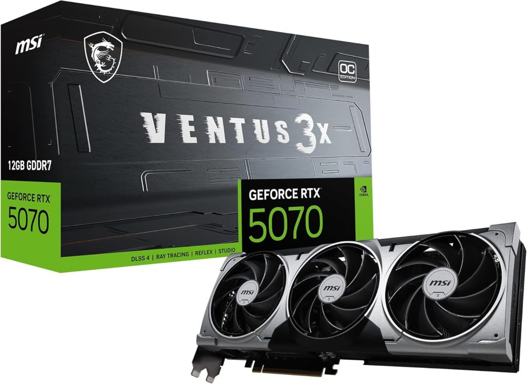 MSI GeForce RTX 4070 Super 12G Graphics Card with 192-bit memory interface and DLSS 3 support