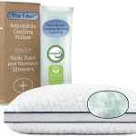 Coop Home Goods Eden Memory Foam Cooling Pillow queen size with adjustable shredded memory foam filling and breathable cooling cover for side, back, and stomach sleepers.