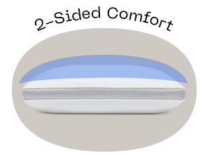 Cool+ pillows 2 sided comfort stomach sleeper pillows beckham hotel collection bed pillows standard