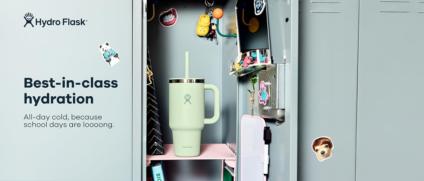 Hydro Flask Tumbler, Bottles, Back to school supplies, college, campus