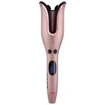 CHI Spin N Curl Rose Gold automatic hair curler with ceramic rotating barrel, ideal for effortless styling and damage-free curls, currently on 52% limited-time discount