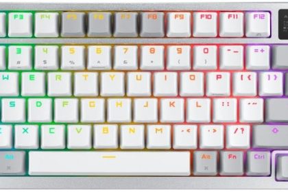 ASUS ROG Gasket Mount Hot-Swappable PBT Mechanical Gaming Keyboard with RGB lighting – premium design, ergonomic build, and customizable switches