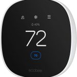 “ecobee Smart Thermostat Essential – Wi-Fi programmable thermostat with touchscreen, works with Alexa, Google Assistant, and Apple HomeKit, energy-saving home device – 14% off limited-time deal”