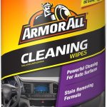 Armor All Cleaning Wipes for interior and exterior car surfaces – convenient, disposable car cleaning wipes in a resealable pack.