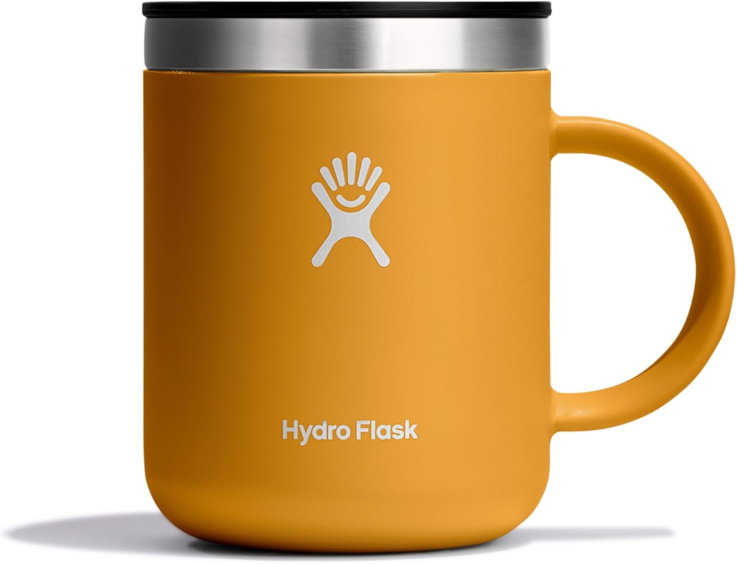 Hydro Flask Mug in Fossil color – 12 oz insulated stainless steel coffee mug with lid, keeps drinks hot or cold, stylish and durable