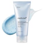 Medicube Zero Pore Clear Blue Capsule Facial Deep Cleanser tube for blackhead removal, deep pore cleansing, and smooth, refreshed skin.
