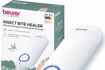 Beurer BR60 Insect Bite Healer – chemical-free bug bite relief device with dual heat settings, portable and safe treatment for mosquito and insect bites