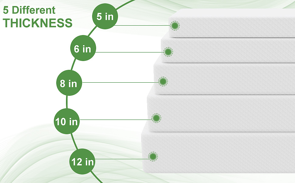  Gel Memory Foam Mattress 
