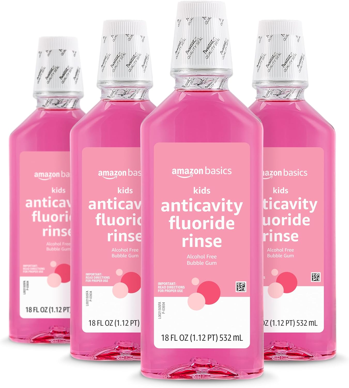 Amazon Basics Anticavity Fluoride Mouthwash customer reviews – 4.6 out of 5 stars from 1,478 global ratings with mostly 5-star feedback