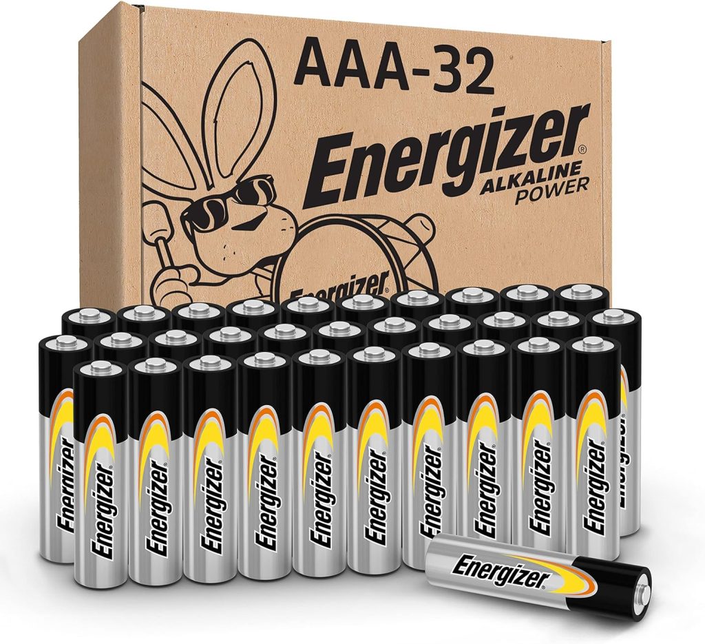 Energizer Alkaline Power AAA Batteries 32-Count pack, long-lasting, leak-proof, perfect for remotes, flashlights, and everyday devices, currently on limited-time deal