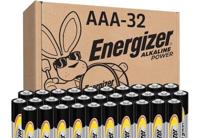 Energizer Alkaline Power AAA Batteries 32-Count pack, long-lasting, leak-proof, perfect for remotes, flashlights, and everyday devices, currently on limited-time deal
