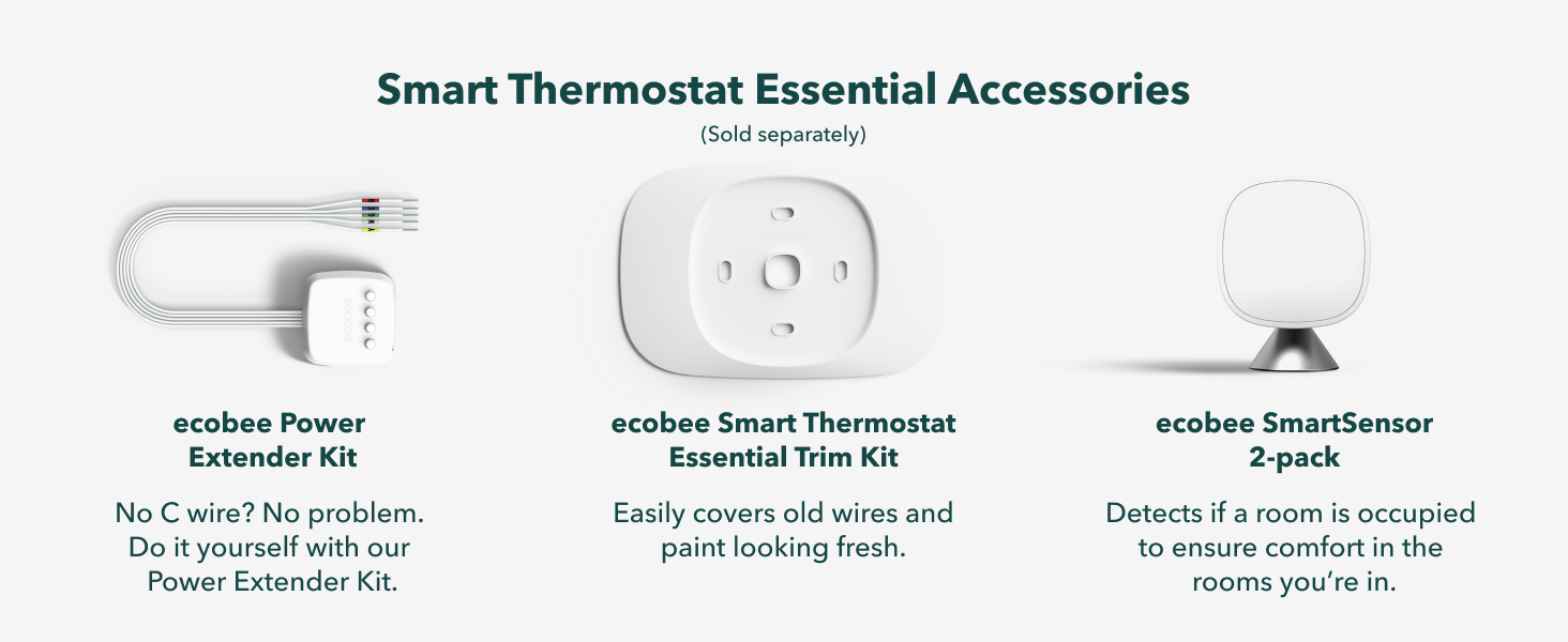 smart thermostat ecobee accessories