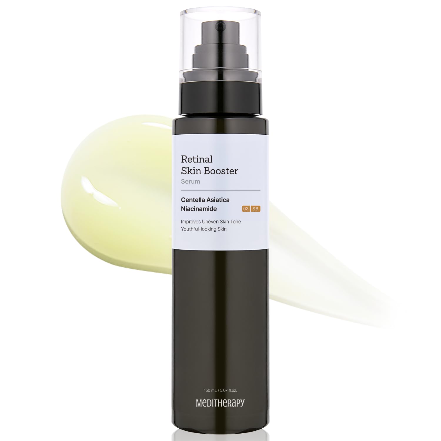 MEDITHERAPY Retinal Skin Booster Serum bottle – anti-aging facial serum for glowing, smooth, and youthful skin