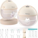 Paruu Electric Wearable Breast Massager with adjustable intensity levels for home relaxation and tension relief