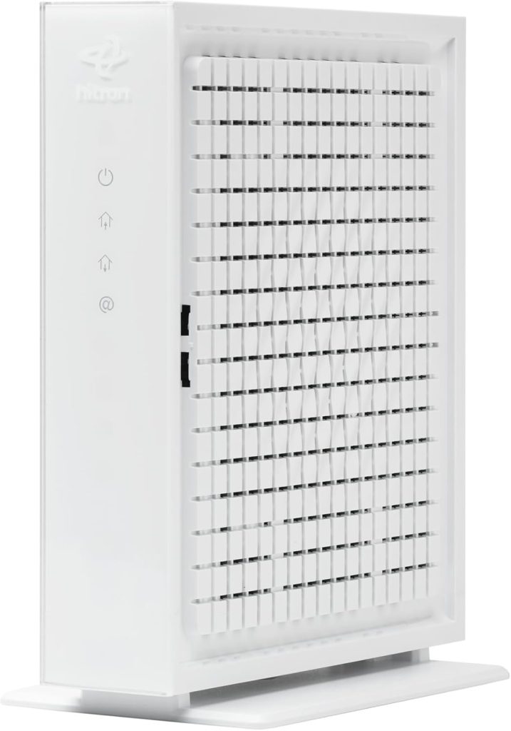 Hitron CODA-56 Multi-Gigabit Certified Modem – sleek black modem for high-speed internet, DOCSIS 3.1, Spectrum certified, ideal for streaming, gaming, and home office use.