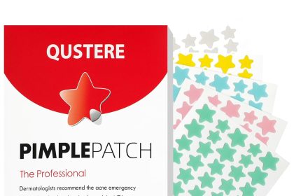 QUSTERE Hydrocolloid Colorful Pimple Patches with Salicylic Acid – acne spot treatment stickers, 240 count, fun designs for fast healing and skincare