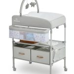 Portable Baby Changing Table by BabyBond – foldable, waterproof, height-adjustable diaper changing station with storage shelves, lightweight and space-saving for parents