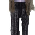 Haunted Hill Farm Halloween decoration with glowing lights and spooky design, life-size animated prop for yard or porch display.