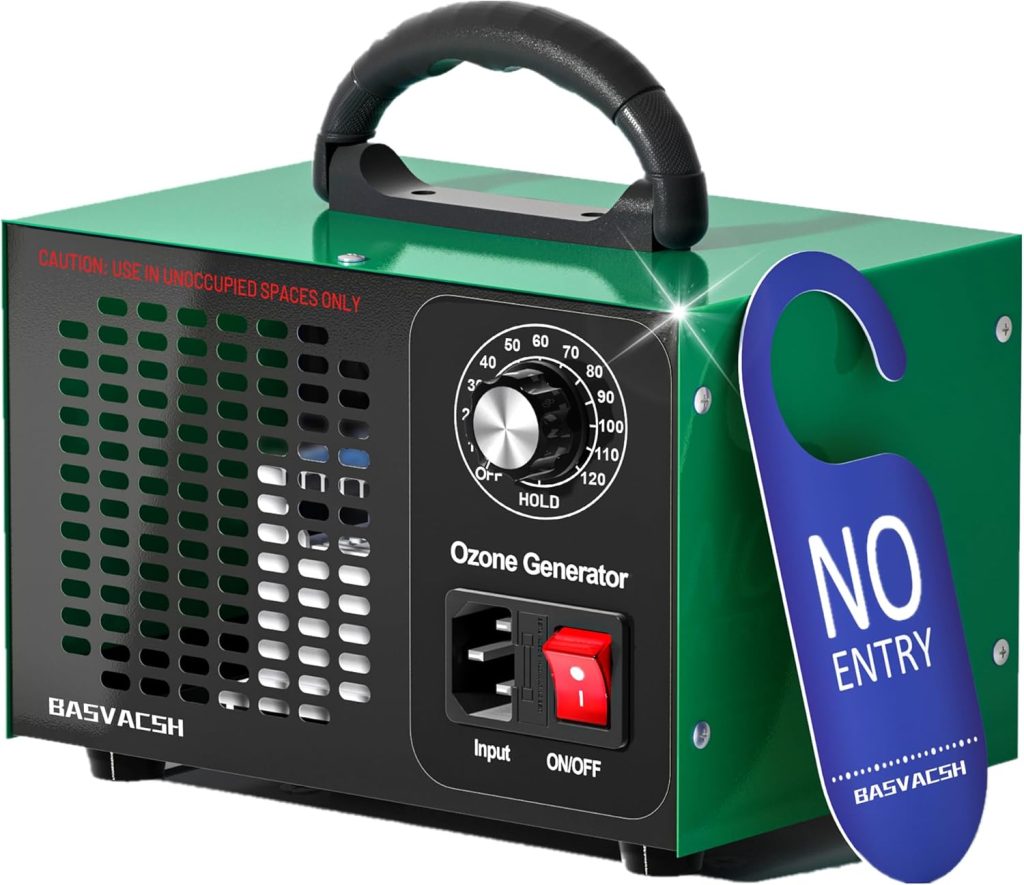 Ozone Generator Air Purifier – industrial-strength deodorizer for removing odors in homes, offices, and cars.
