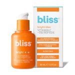 Bliss Tri-Peptide Collagen Serum bottle – brightening, anti-aging facial serum, cruelty-free formula