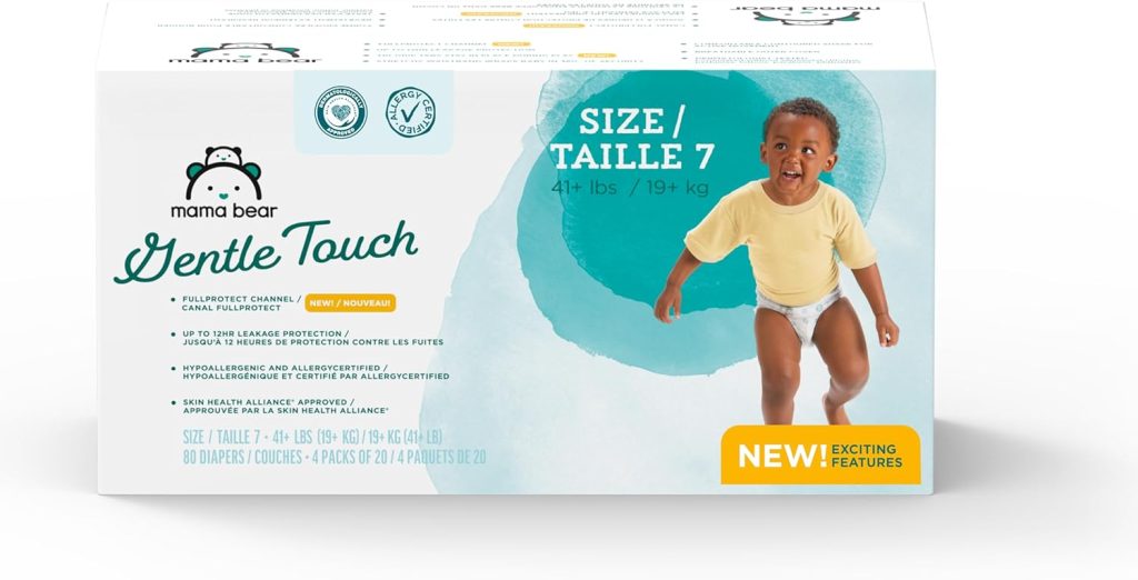 Amazon Brand Gentle Touch Diapers customer reviews – 4.3 out of 5 stars from 60,320 global ratings with 68% 5-star feedback