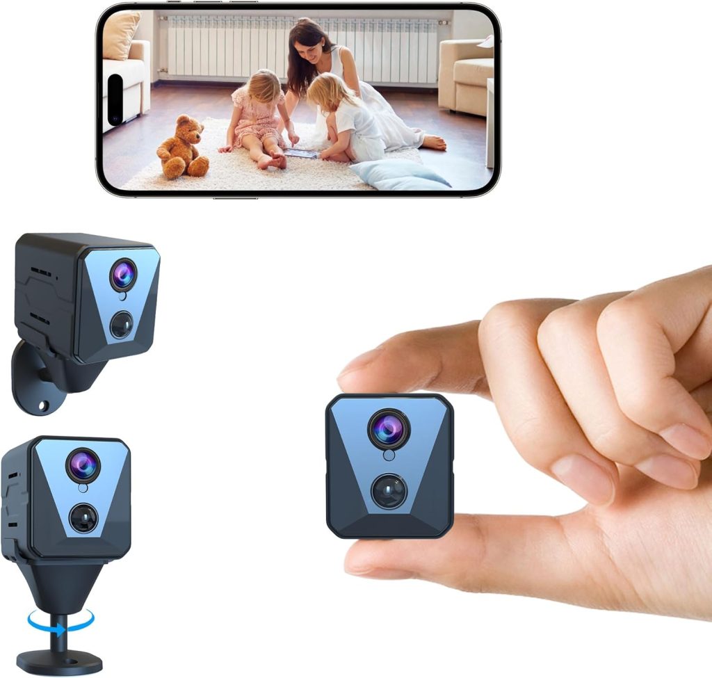 Funstorm Security Camera for home surveillance with real-time motion detection, compact design, and smartphone alerts – affordable home security solution.