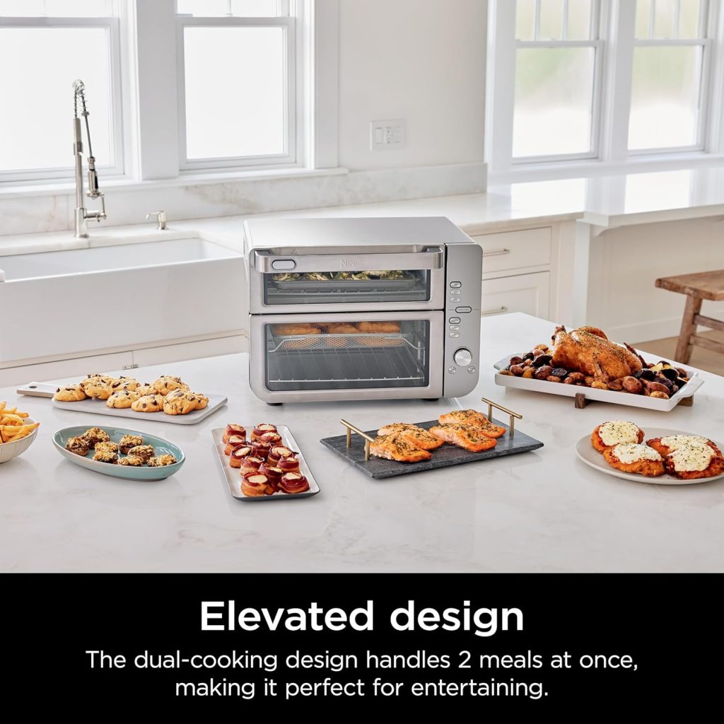 Ninja Countertop Oven with FlavorSeal Technology DCT601 – 10-in-1 versatile countertop oven with air fry, roast, bake, and more, available at 34% off limited-time deal