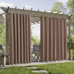 RYB HOME Waterproof Outdoor Furniture Cover protecting patio furniture from rain and wind