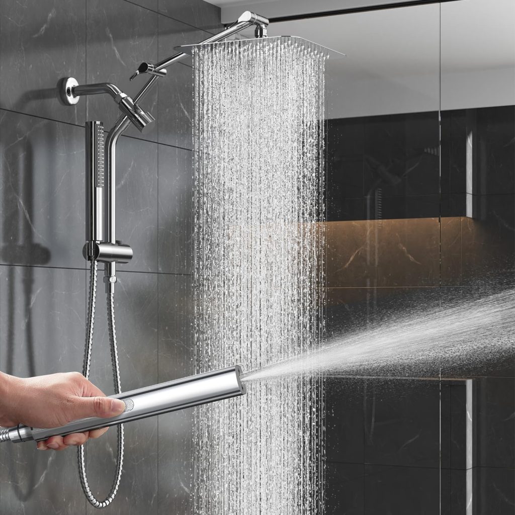 Veken Luxurious Showerhead with adjustable extension arm and spa
