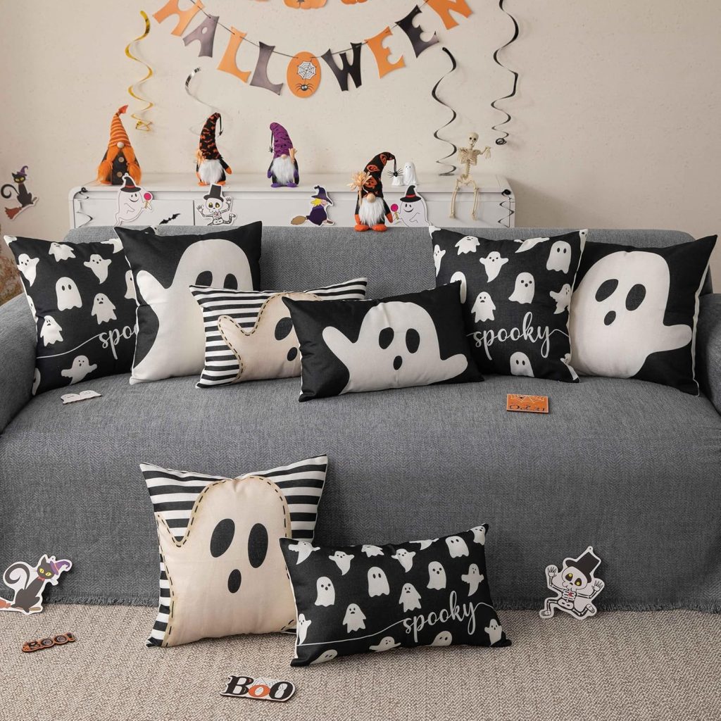 JXZYGMD Halloween Decorations set featuring spooky outdoor and indoor decor, perfect for Halloween parties and haunted house setups, currently on limited-time deal at $9.79.