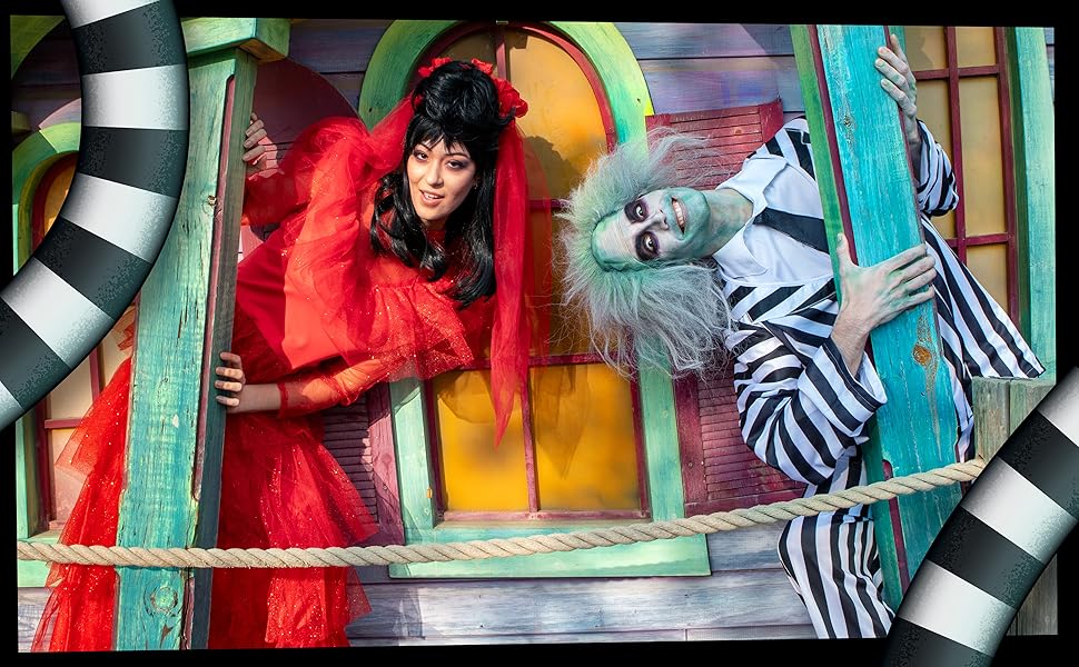 Beetlejuice and Lydia Costumes