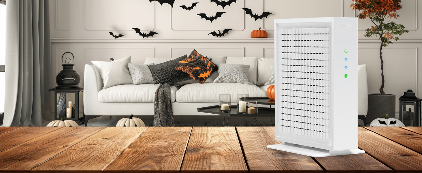 hitron coda56 modem, docsis 3.1 modem, halloween
