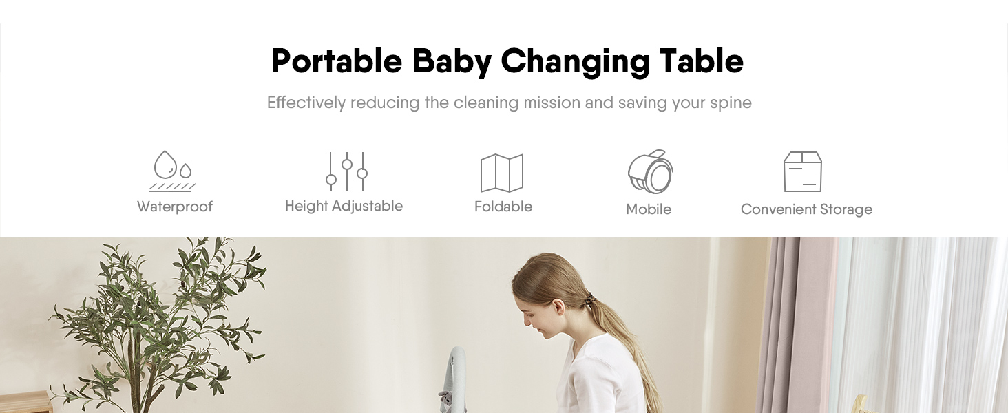 baby changing table
