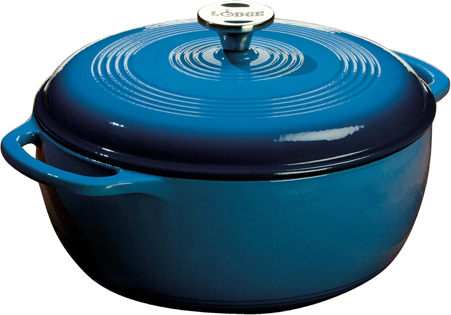 Lodge 5-Quart Enameled Dutch Oven in Desert Sage – versatile, durable, and stylish cast iron cookware for stovetop and oven cooking
