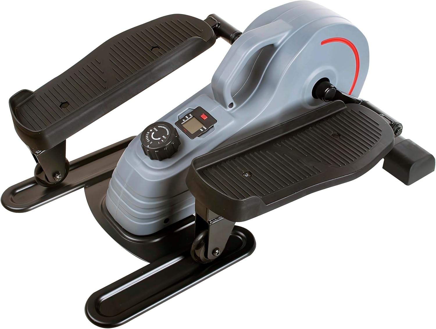 Sunny Health & Fitness Portable Elliptical for home workouts, dual sitting and standing modes, compact and lightweight design, perfect for small spaces and office use