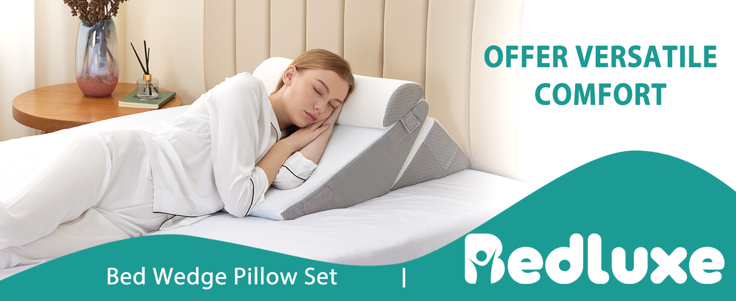Orthopedic Bed Wedge Pillow Set