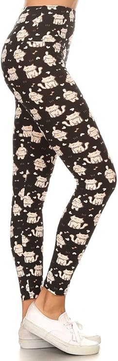 “Leggings Depot plus-size women’s leggings in solid color, comfortable high-waist stretch fabric, available in sizes 12–24, perfect for casual wear or lounging.”