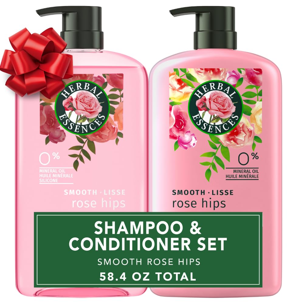 Herbal Essences Rose Shampoo and Conditioner set – gentle hair care for soft, silky, and fragrant hair, Black Friday deal $15.99
