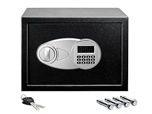 Amazon Basics steel safe for home use