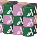 Amazon Aware Bamboo Toilet Paper rolls – eco-friendly, FSC certified, soft and strong toilet paper with 100% bamboo sheets, shown in packaging.