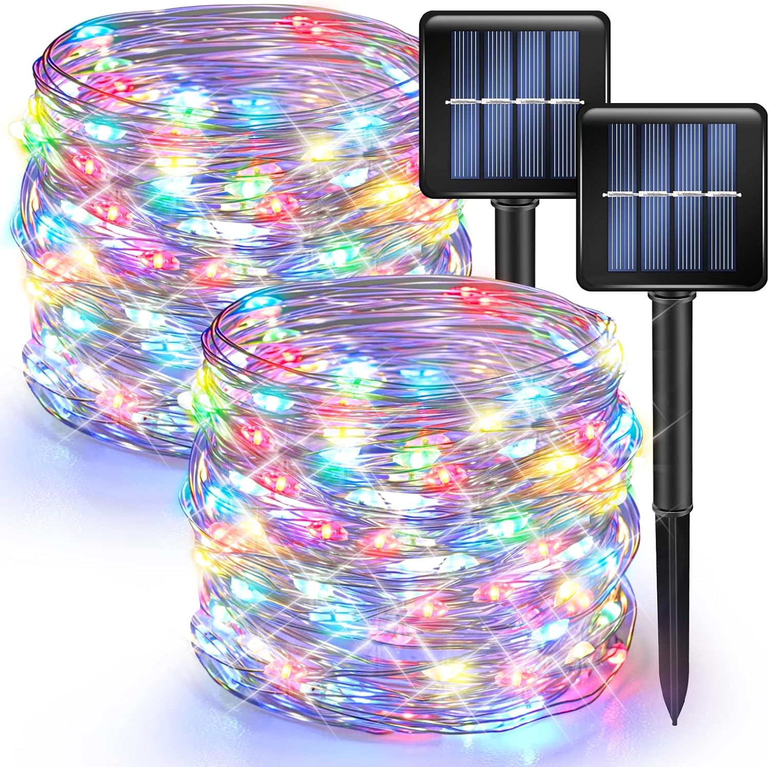 “Dazzle Bright waterproof multi-colored string lights for indoor and outdoor decoration.”