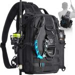 Piscifun Multifunctional Fishing Backpack – Lightweight, Water-Resistant Shoulder Bag with Multiple Compartments for Outdoor, Hiking, and Travel – Affordable and Versatile Gear Bag